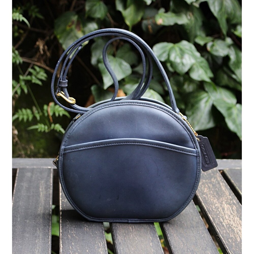 Coach Vintage - Chester Canteen Bag 9901 in Navy, USA 1980s, 90s + Hangtag - Picture 2 of 15
